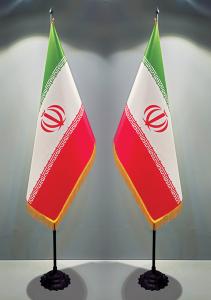 پرچم تشریفات مخروطی ساتن مات با ریشه